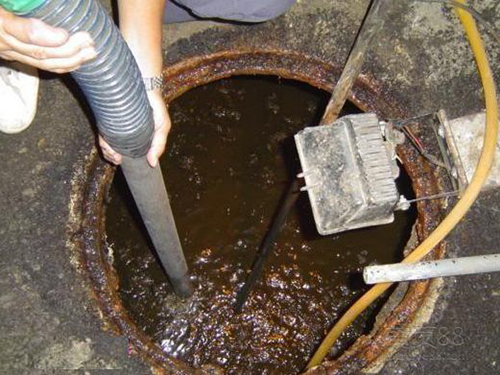 通道隔油池清理